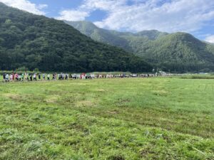 小布施見にマラソン_山沿いラン風景