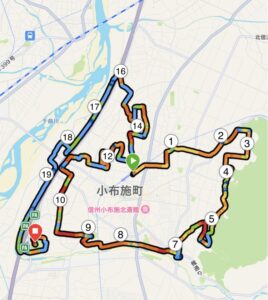 小布施見にマラソン_コース１