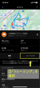 GarminConnectのイベント